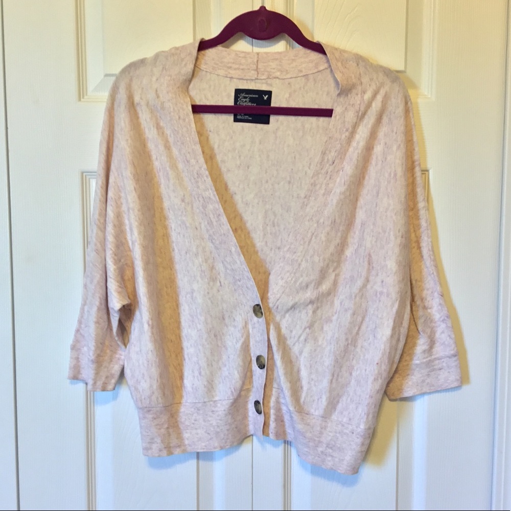 American Eagle Light Purple Cardigan Medium